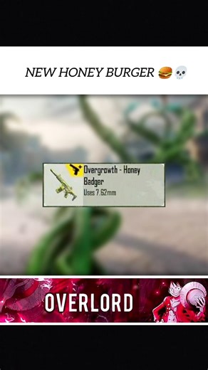 Overgrowth Honey badger 😮 #bgmi