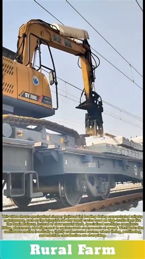 Sleeper Loading High-Efficiency Railway Maintenance: How the Railway Conducts Concentrated Repairs