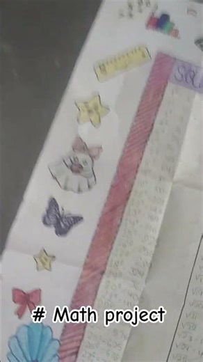 # Math project # border design ♥️✨🖌️🩵