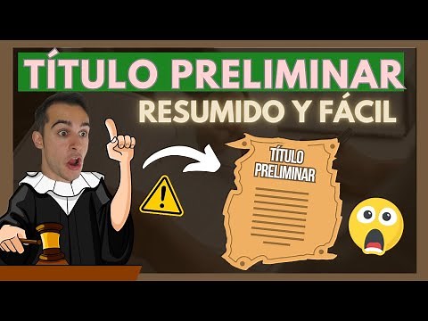 📜 PRELIMINARY TITLE of the SPANISH CONSTITUTION 【SUMMARY with Examples】