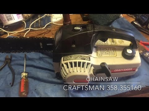 Craftsman Top handle Chainsaw 358.355160