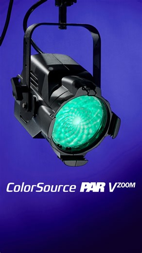 ETC on Instagram: "Meet ColorSource PAR V Zoom, a fixture crafted by lighting experts with a proven history of quality. The 17-41 degree manual zoom eliminates the need for additional diffusion and lets you change between spot and wash with a twist of the wrist. And, PAR V Zoom is nearly 50% brighter than the existing ColorSource PAR fixture at just over 5000 lumens! More details at the link in our bio ✨ #PARFixture #ColorSourceV #ColorSourcePARVZoom #StageLighting #TheatreLighting #LightingDesi