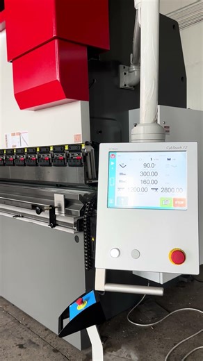 CNC Press Brake with CybTouch CT12 Controller #bendingmachine #pressbrake