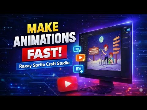 Best Animation Software | Easy & Fast For PC or Laptop | Raxay Sprite Craft Studio