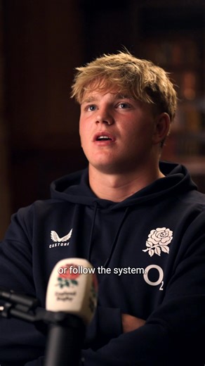 This is Henry Pollock, upfront and personal 👊 O2 | #WearTheRose | England Rugby