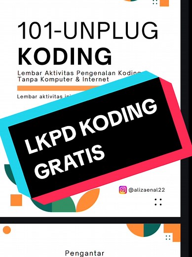 101 LKPD Koding Unplugged untuk Game Edukatif