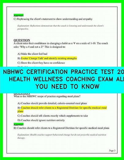 NBHWC Certification Practice Test 2026 | Pass Fast! Health Coach Exam Secrets Revealed
