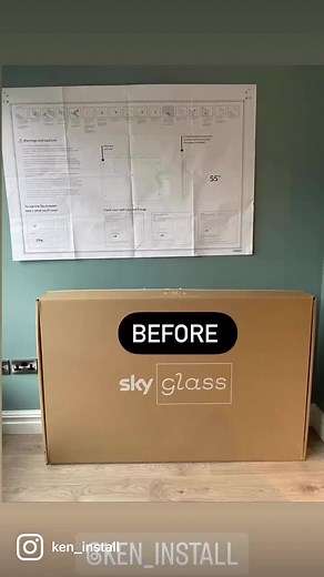 Sky Glass TV Wall Mount Bracket | Installation Guide