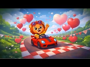 Mini car racing games for preschoolers 3-5. Game for boys, children vehicle