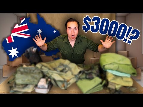 Australian Vietnam War Surplus Unboxing - Incredibly Rare Finds!