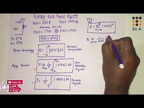#80 Energy and Power signal || EC Academy