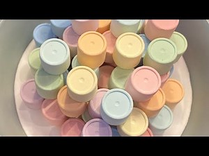 ASMR | baking soda colors 🌈