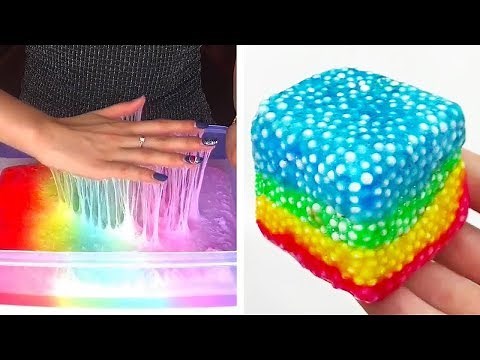 Vídeo Satisfactorio de Slimes Diciembre 2021 | Nuevo Slime Videos ASMR - Oddly Satisfying Slime 2021