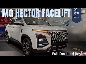 2025 All New MG Hector Facelift 🔥 Big Design Update Features Interior & First Look