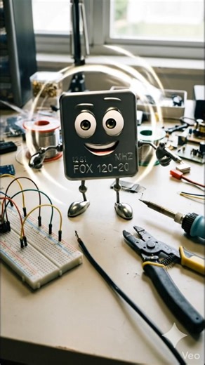 Crystal Oscillator Kya Hota Hai? | Circuit Ka Heart Explained ⚡#CrystalOscillator#Electronics