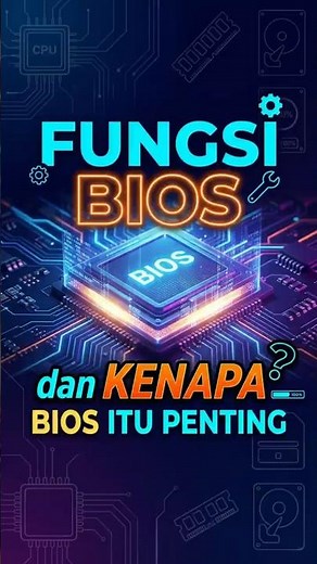 Jangan Asal Rakit PC Sebelum Paham Ini❗ Fungsi dan Cara Kerja BIOS❓