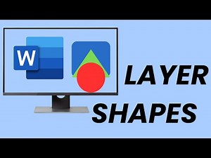 How To Layer Shapes In Microsoft Word