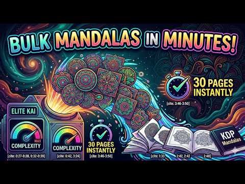 How We Create Best-Selling KDP Mandala Books in Bulk!