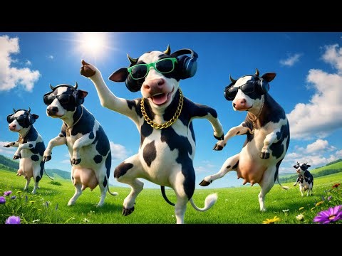 Menggembalakan Sapi Jinak Setiap Sore - Sapi Menari, Suara Sapi, Sapi, Sapi Lucu, Sapi Makan Rumput