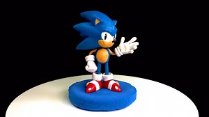 Watch A Classic Sonic Clay Figurine Get Sculpted and Formed From Scratch