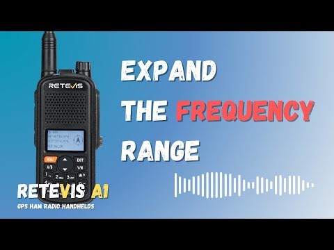 How to Expand frequency Range on RETEVIS A1? | Ham Radio | GPS Radio
