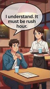 🍽️ How to Ask About Your Food Delay in English | Real Restaurant Conversation