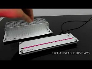 Word Clock Does The Job With Laser-Etched Acrylic