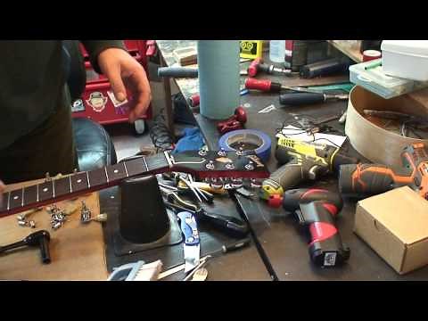 2014 Gibson SGJ: Installing Grover 502C 18:1 Locking Tuners