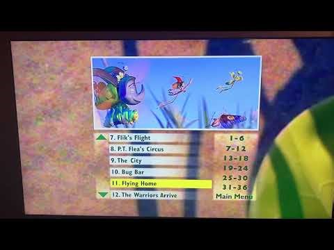 A Bug’s Life 2003 DVD menu walkthrough - disc 1