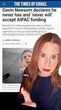 Gavin Newsom’s AIPAC rejection signals a calculated betrayal of Israel, America’s Greatest Ally