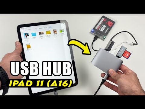 iPad 11 (A16) : How to Connect & Use With USB Hub