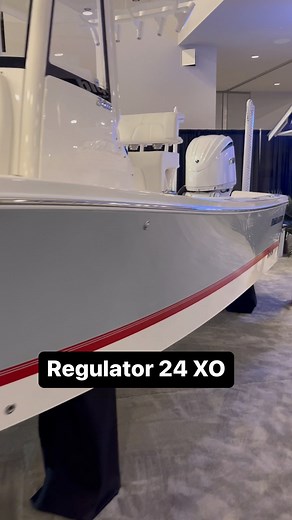 1.3K views | @regulatormarine 24 XO on display at @miamiboatshow #boats #boating #mibs #regulatormarine #dbmibs | Boating Magazine | Facebook