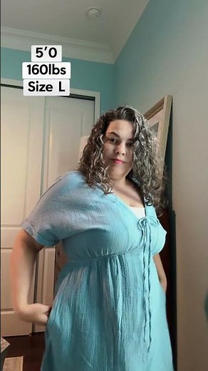 Amazon Summer Dress Try-On | Petite Midsize Review (5’0”, 160 lbs, Size Large)