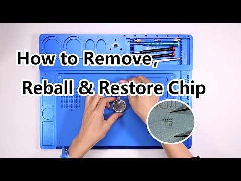 How to Remove, Reball & Restore iPhone Chips | Motherboard Repair Lesson