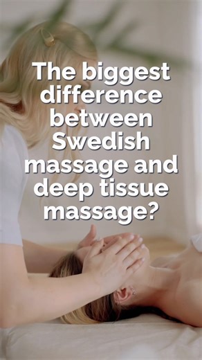 Massage Therapy Connections | Most people think the difference between Swedish and deep tissue massage is pressure. It’s not. It’s purpose. Swedish massage is designed... | Instagram