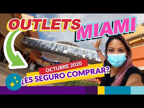 Así es COMPRAR en los OUTLETS de MIAMI en la nueva normalidad 2020 ¿Es seguro?