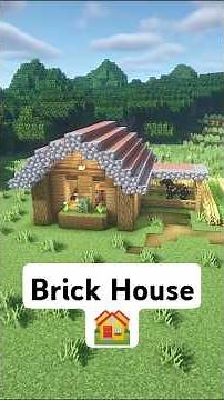 Perfect Brick Survival House in Minecraft 🧱
