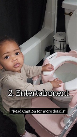 Potty Training Tips 🧻✨ I’m no expert, but I am observant. Here’s what I’m doing with Melody and what I’m noticing so far. 1. I’m taking it slow. No rushing. For awareness, I sit her on the potty as soon as she wakes up—because naturally, we all have to pee. She gets to see, hear, and feel the sensation of peeing. I do this at the start of the day, after naps, and sometimes before bed. 2. I keep her relaxed and entertained. Most times she’s only on the potty for about 5–10 minutes. We read her f