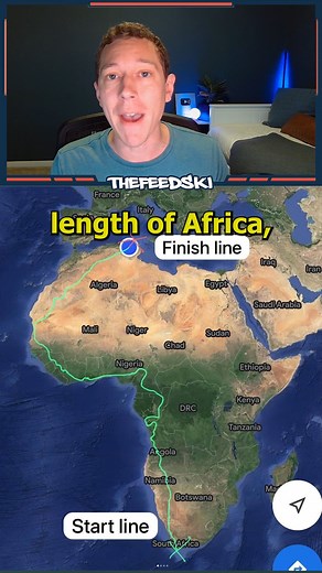 Russ Cook is the first person in history to run across the continent of Africa! | TheFeedski