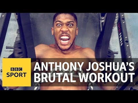 Anthony Joshua: Three gym-loving lads try to match AJ's workout | BBC Sport