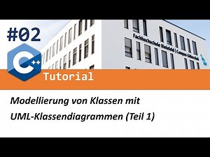 Objektorientierte Programmierung in C++ #02: Modellierung von Klassen mit UML-Klassendiagrammen 1/2
