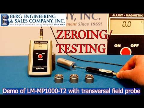How to Use List-Magnetik LM-MP1000-T2 Magnetic Field Meter
