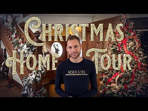 Christmas Home Tour - Christopher Hiedeman's Christmas Decorating - Historic Home Tour