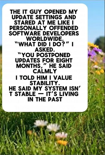 The IT guy checked ONE update tab #computer #funny #it #jokes #tech