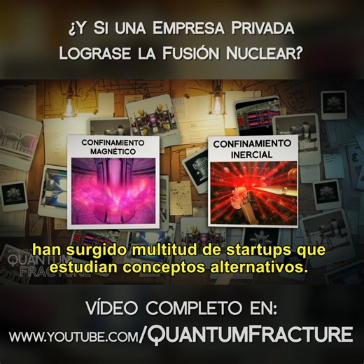 41K views · 1.1K reactions | ¡NUEVO VÍDEO! La fusión nuclear☀ podría ser la energía del futuro. Al margen de los grandes proyectos, han surgido empresas y startups‍ que buscan hacerla realidad ¿Será una empresa privada quién alcance la fusión? Vamos a ver sus propuestas.  LINK: https://youtu.be/j4kyWQycHFc  | Quantum Fracture | Facebook