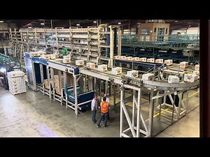 PTI High-Speed Palletizer and Accumulation in Action: Efficiency at its Finest!