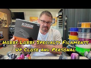 Hobby Lobby Specialty filament close-up. PLA & silk colors tested. Impressed, but skeptical on price