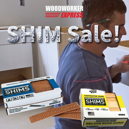 Save on Shims while supplies last! Use Coupon Code SHIMSALE at checkout! | Woodworker Express | Facebook