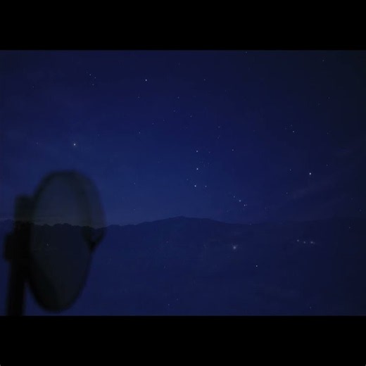夏の終わりを感じる、夜明けのオリオン座 #リアルタイム星空動画 #オリオン座 #orion