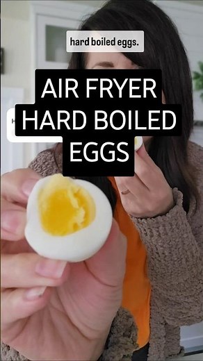 air fryers make the best hard-boiled eggs